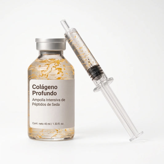 Ampolla Rellenadora de Colágeno Profundo y Péptidos de Seda con Aplicador de Precisión para Arrugas y Efecto Lifting (Sin Inyecciones)